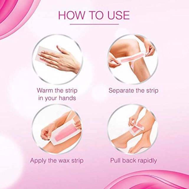 Miếng dán tẩy lông Veet wax strips  - Chính hãng