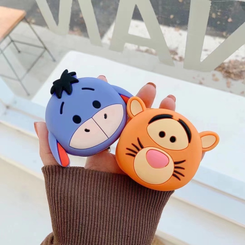 Vỏ Bảo Vệ Hộp Sạc Tai Nghe bluetooth samsung galaxy buds live & buds fe / buds pro Bằng Silicon Mềm Hình Quái Vật galaxy buds2