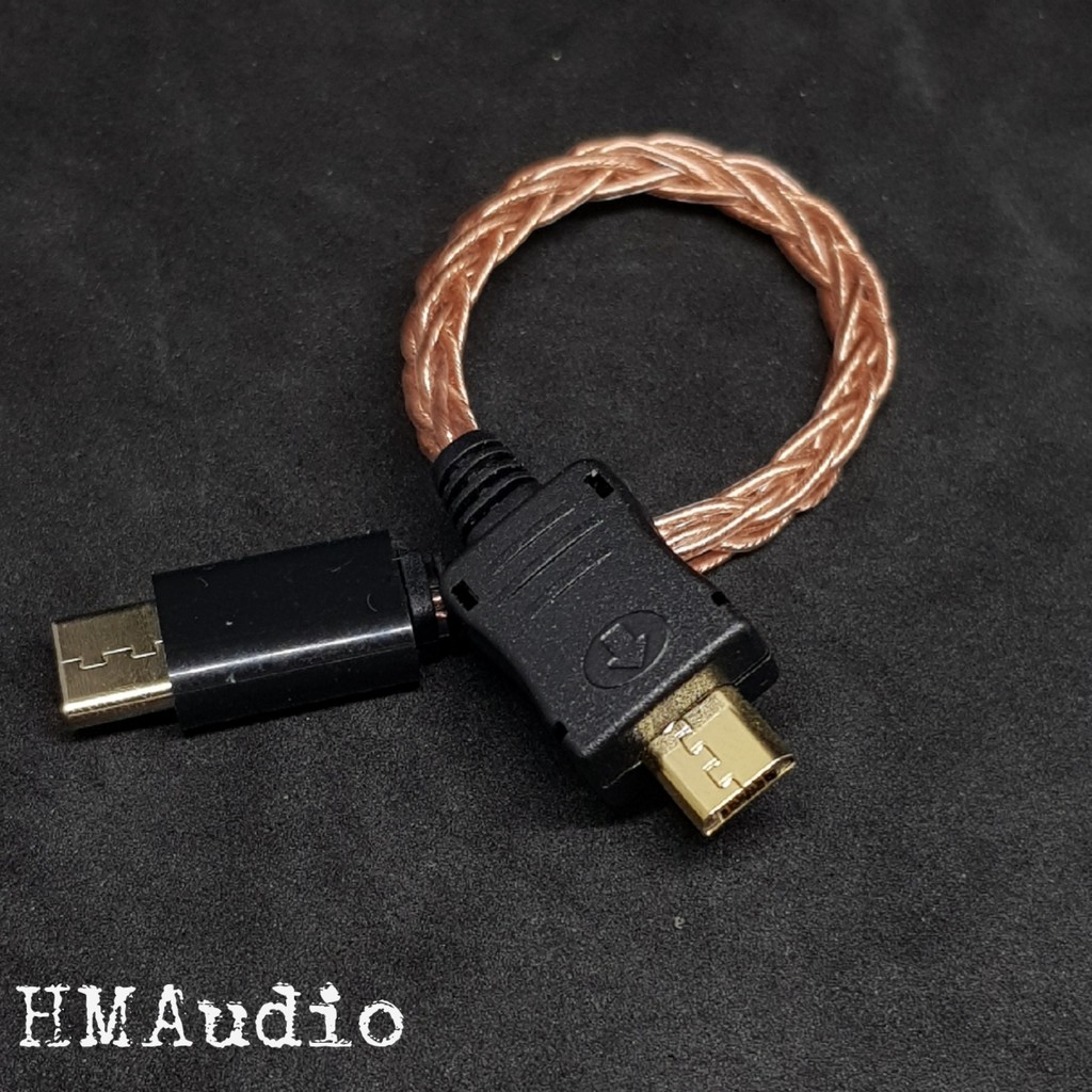 Dây cáp tín hiệu DAC -  OTG type C ra micro USB