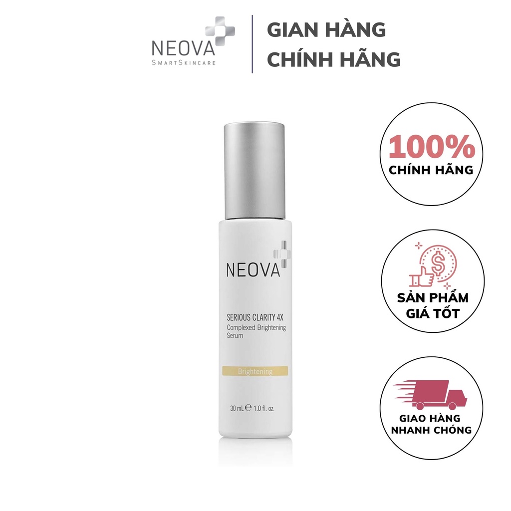 Tinh Chất Dưỡng Trắng Da Serum Neova Serious Clarity 4x Sáng Mờ Thâm Nám Dành Cho Mọi Loại Da 30ml