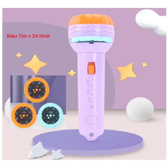Đèn pin chiếu với 24 hình ảnh vui nhộn độc đáo dành cho trẻ em