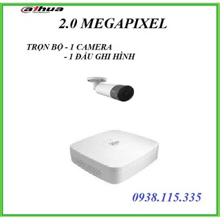 Trọn bộ 1 camera dahua 2.0 megapixel tf1p