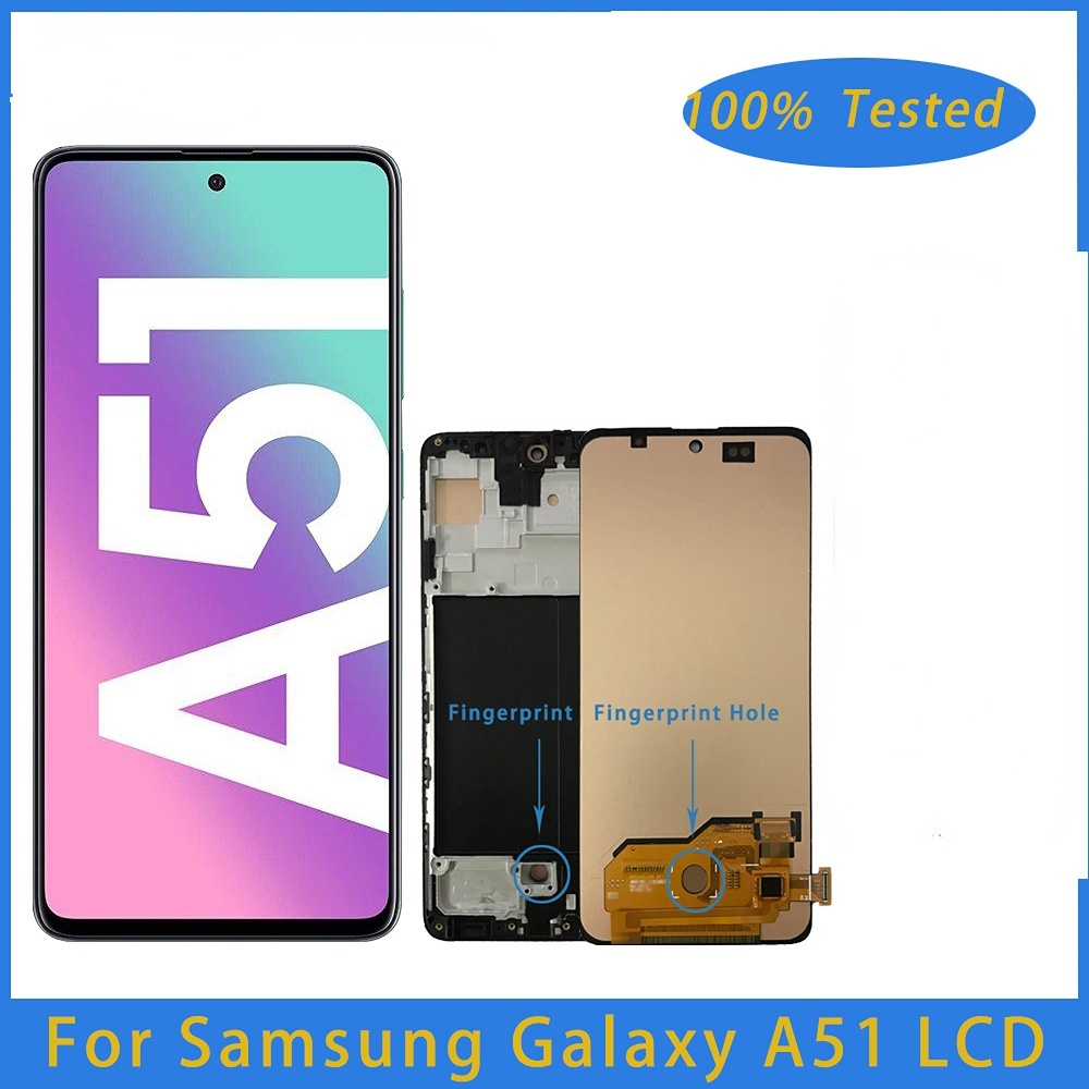 Màn Hình Cảm Ứng Kỹ Thuật Số AMOLED Thay Thế Chuyên Dụng Cho Samsung Galaxy A51 SM A515 A515F/DS A515F