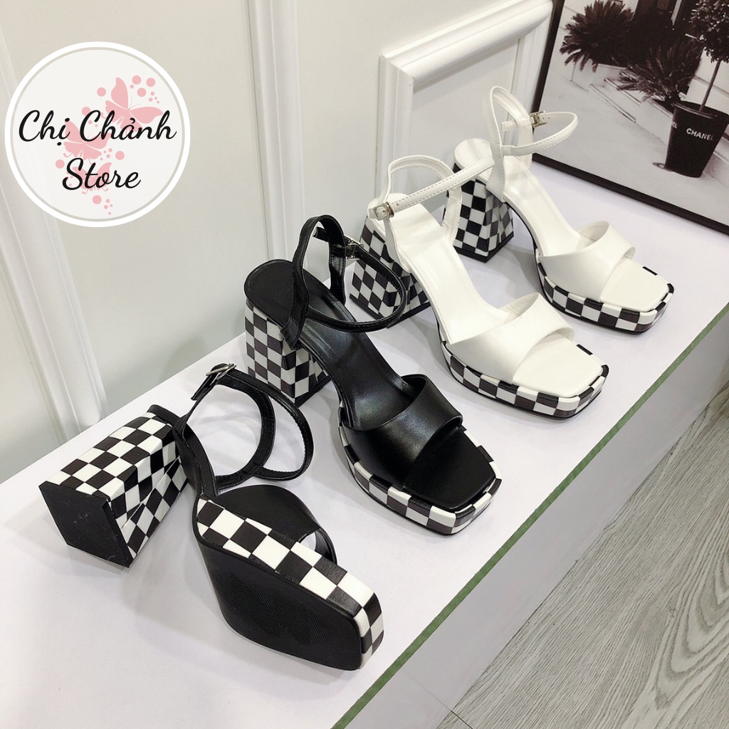 Sandal Cao Gót 9p Quang Ngang Mũi Đúp [ Cực Hot ] Hàng Cao Cấp VNXK Form Chuẩn Đẹp Siêu Sang - Chị Chảnh Store
