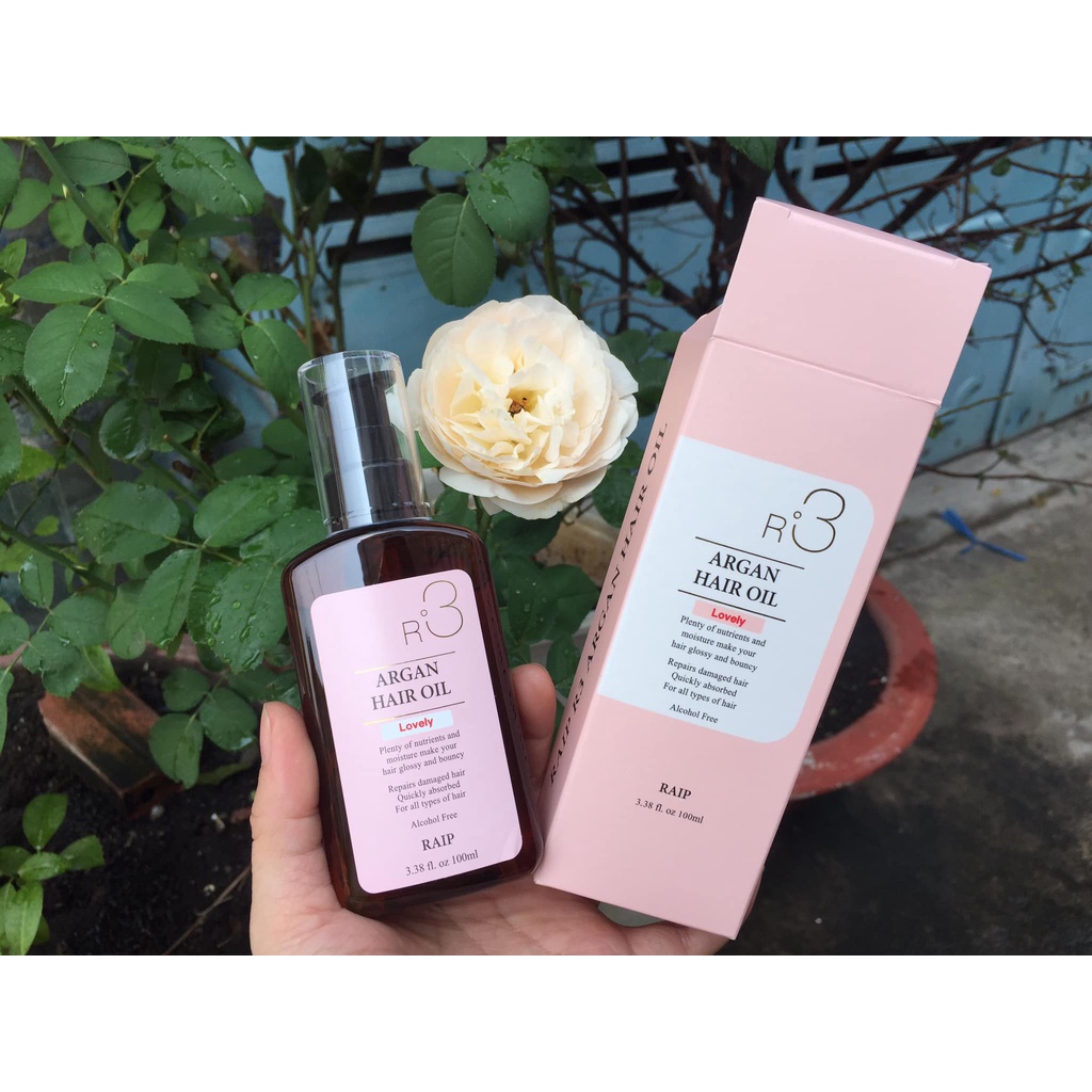 Dưỡng Tóc Chuyên Sâu ARGAN HAIR OIL R3 - ĐỦ MÀU