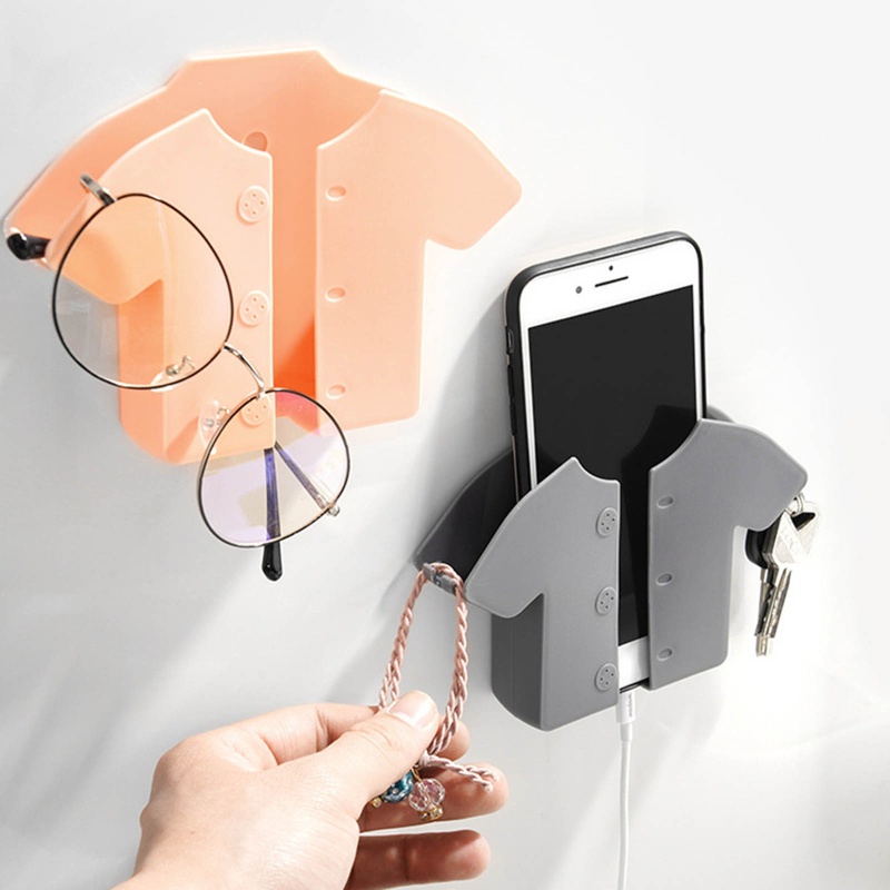 Giá Đỡ Điều Khiển Từ Xa Sạc TV Gắn Tường Không Cần Đục Lỗ