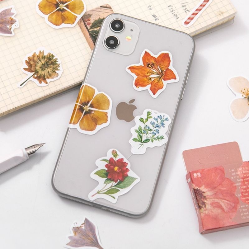 Bộ 45 sticker Flowers - Hoa đồng nội mẫu số 2