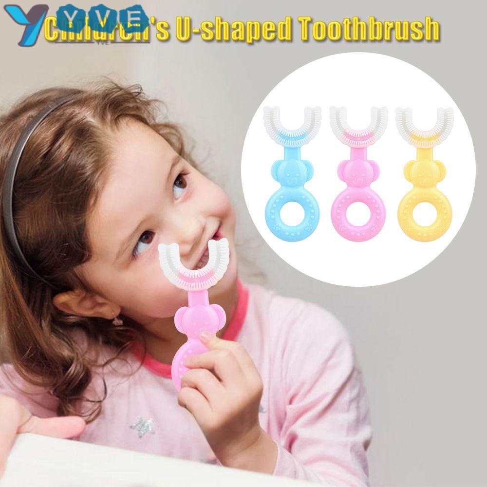 Bàn chải đánh răng hình chữ U cho bé 2-6 tuổi