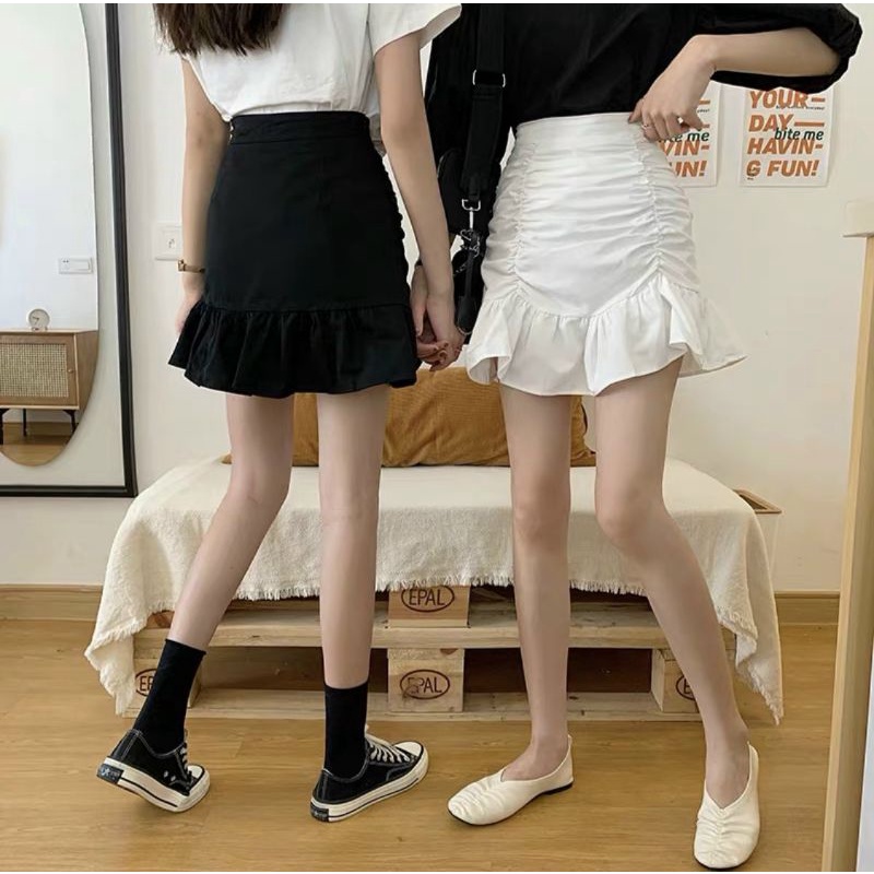 CHÂN VÁY NHÚNG ĐUI CÁ XINH