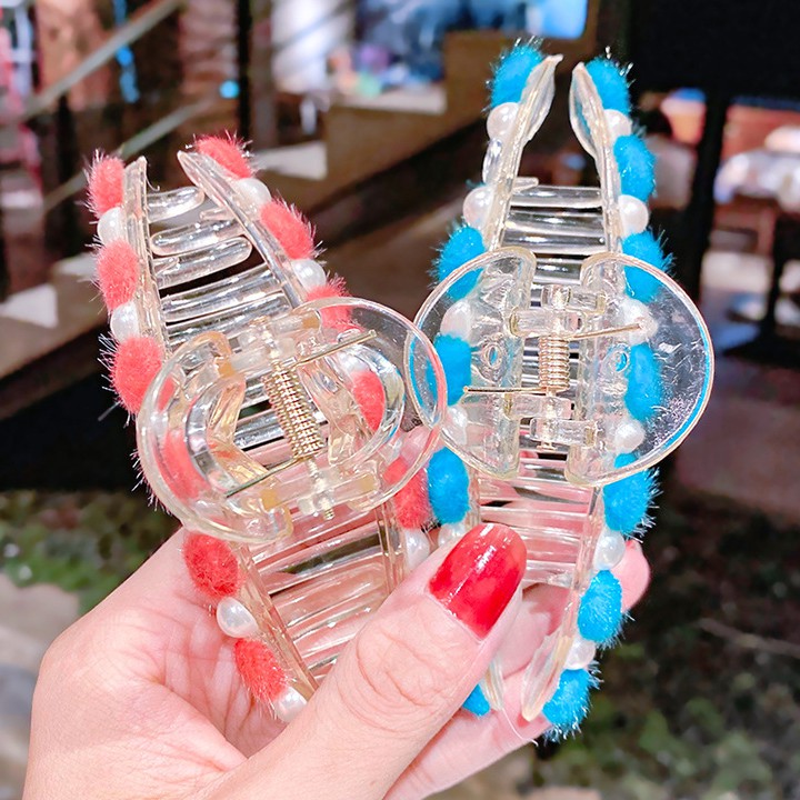 Kẹp Tóc Dài Đính Ngọc Trai Giả Xinh Xắn Cho Nữ