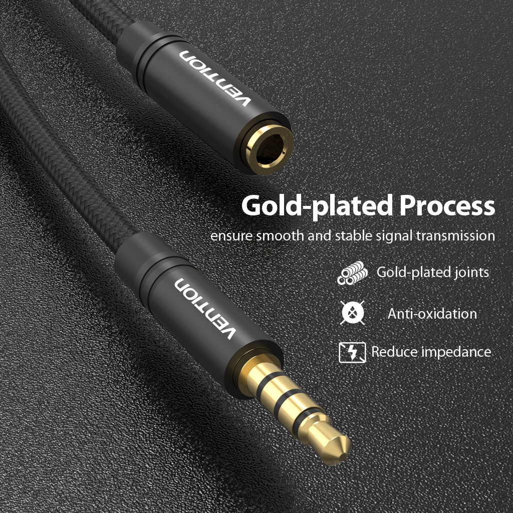 cáp nối dài tai nghe 3.5mm Vention BHBB