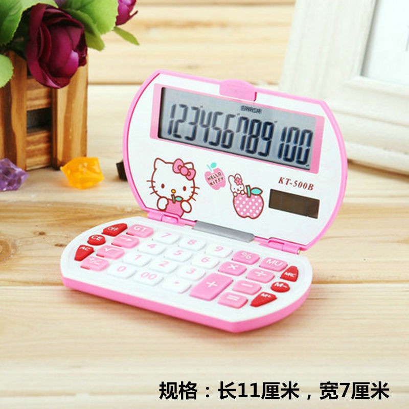 Máy Tính Bỏ Túi Nắp Gập Hình Mèo Máy Doraemon Đáng Yêu