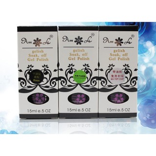 Gel nối móng dài + base + top : hãng am gelish