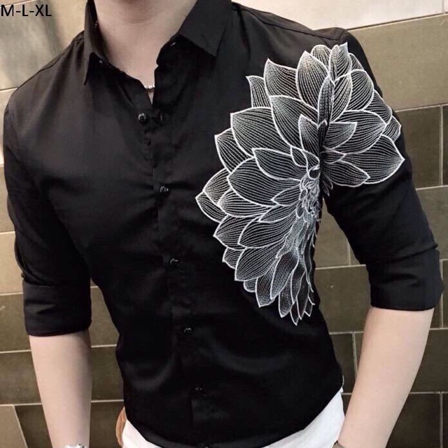 💖💖 Bên shop đã về sơ mi nam hàn quốc tay dài in hoa to lạ mắt mặc vào cực sang nha khách 💖💖