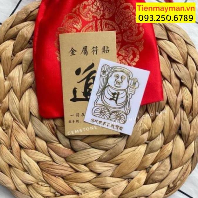 {HÀNG CÓ SẴN} BỘ 4 MIẾNG DÁN ĐIỆN THOẠI LINH PHÙ MAY MẮN TÀI LỘC