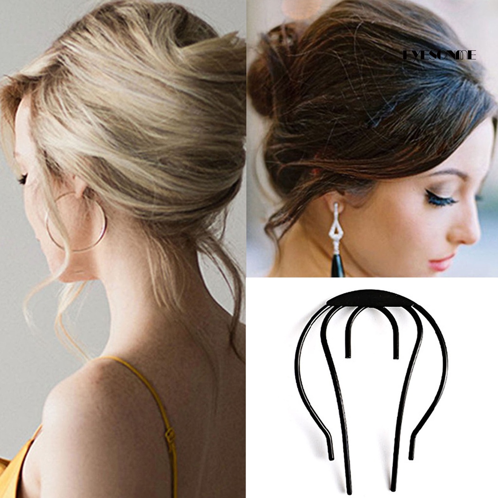 Lược Cài Tóc Kim Loại Hình Gợn Sóng Thời Trang Dành Cho Nữ