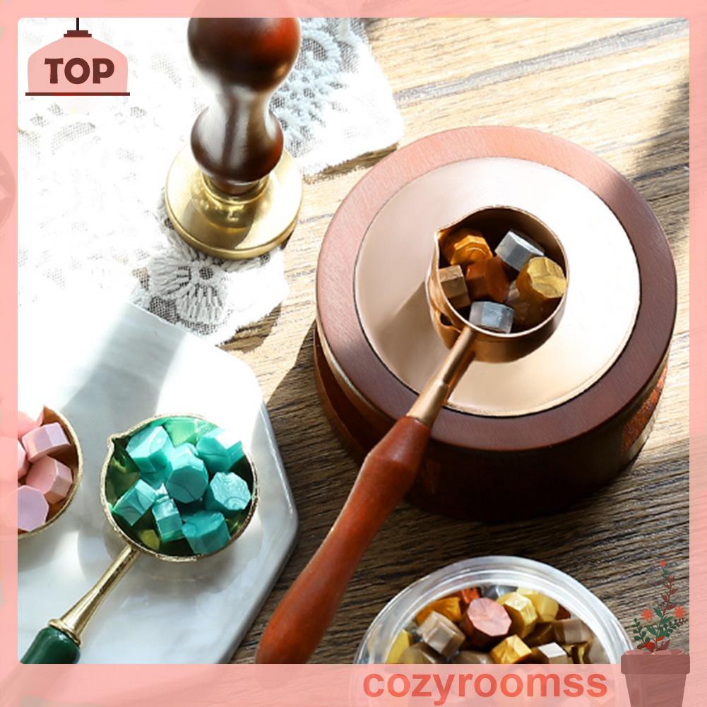 Lò Nung Sáp Nóng Bằng Gỗ Phong Cách Cổ Điển
