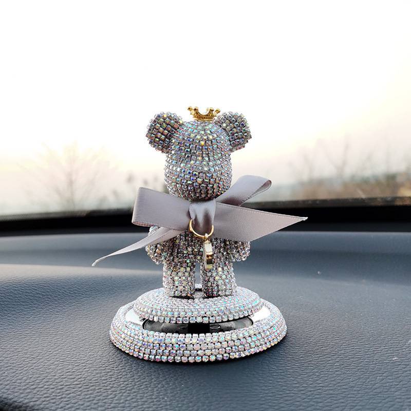 Gấu Gloomy Bear Đính Đá Trang Trí Taplo Ô Tô, Sáp Thơm Ô Tô Dành Cho Phái Đẹp