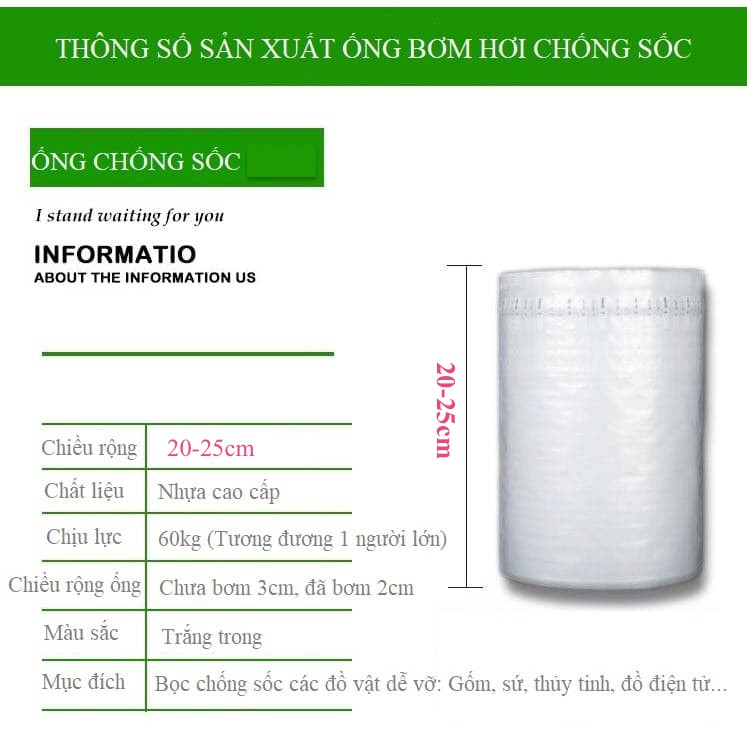 Chống sốc dạng ống hơi chịu lực cực tốt