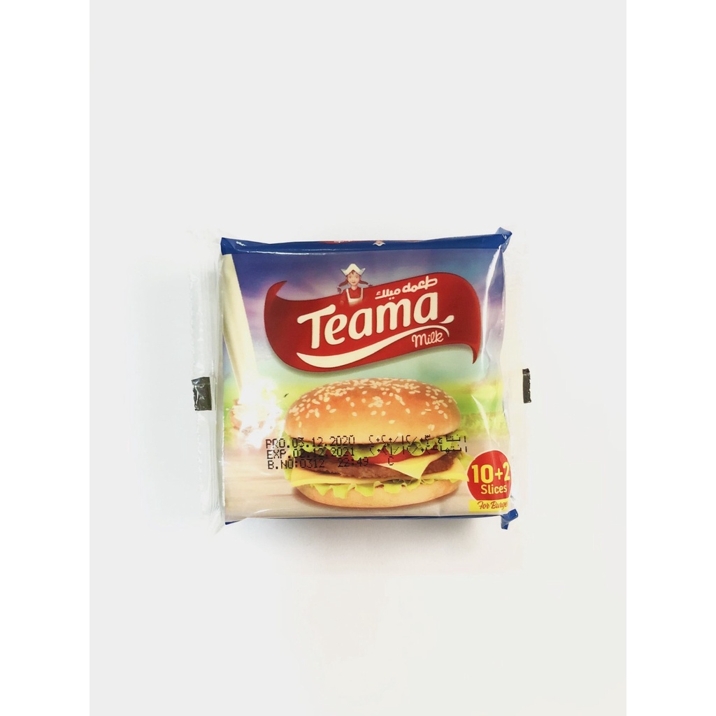 Phô mai miếng vuông Teama Slices Burger 200g