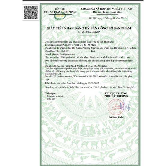 Blackmores Multivitamin for Men, women 60 viên Úc, vitamin tổng hợp cho nam, nữ blackmores