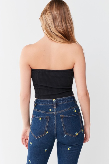 Áo Ống Trơn - Black & White Basic Tube Top - AD01