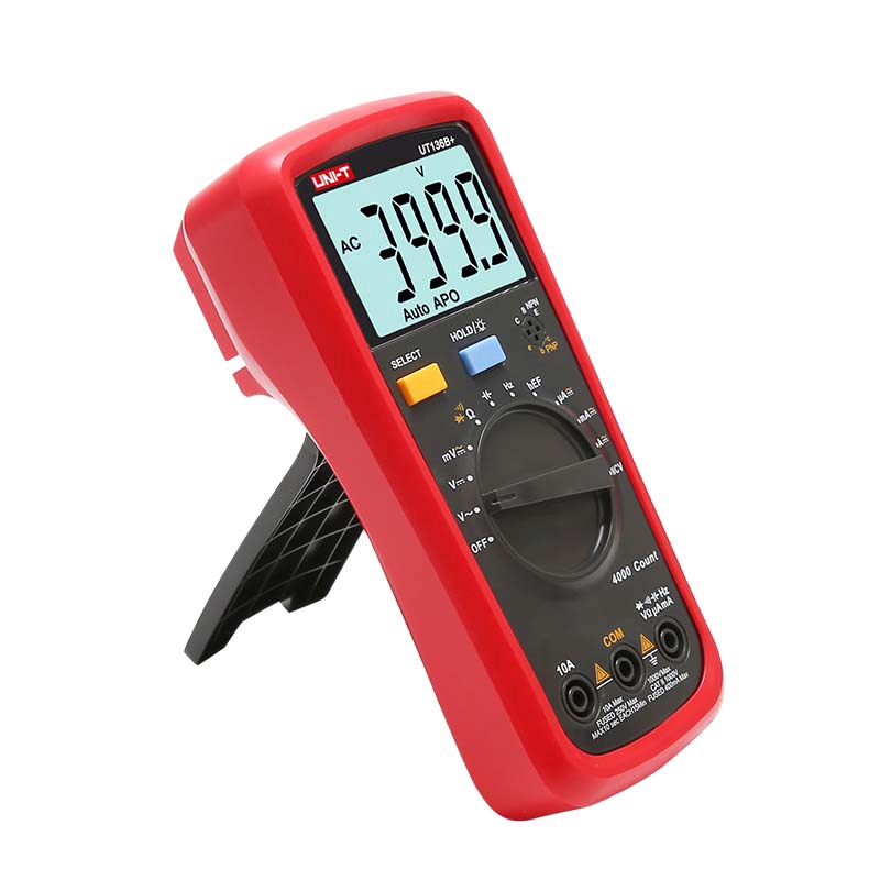 【100%Original Agent】UNI-T UT136B+ UT136C+ 1000V 10A Digital multimeter,Voltmeter Ammeter,resistance capacitance  Temp Tester LCD backlight  NCV