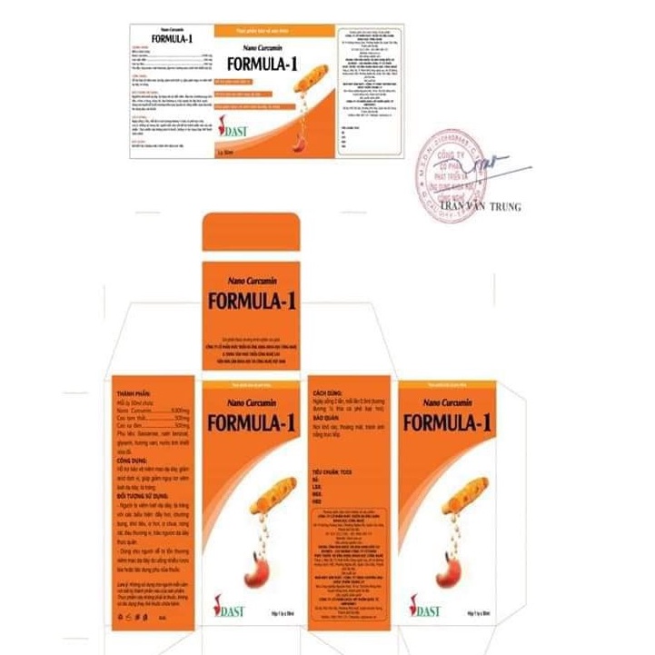 Nano Curcumin Fomula 1 - Tinh Chất Nghệ Dạng Gel 50ml - Viện Hàn Lâm