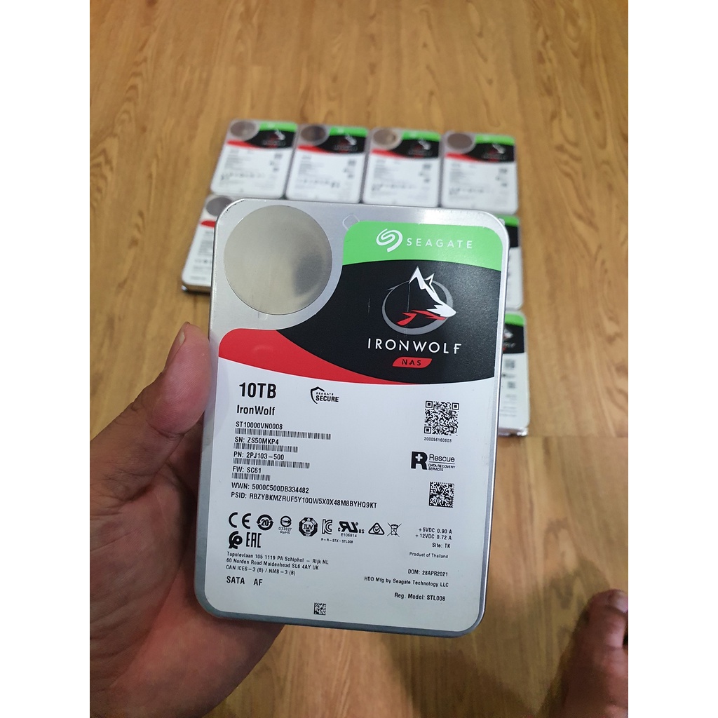 HDD 10TB Seagate ironwolf Chuyên NAS