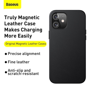 BASEUS ốp điện thoại Da Có Nam Châm Cho Iphone 12 Pro Max