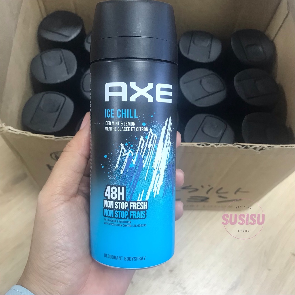 Xịt khử mùi AXE Deodorant Bodyspray 150ml - Sịt khử mùi hôi nách nam nữ Gold/Excite/Marine