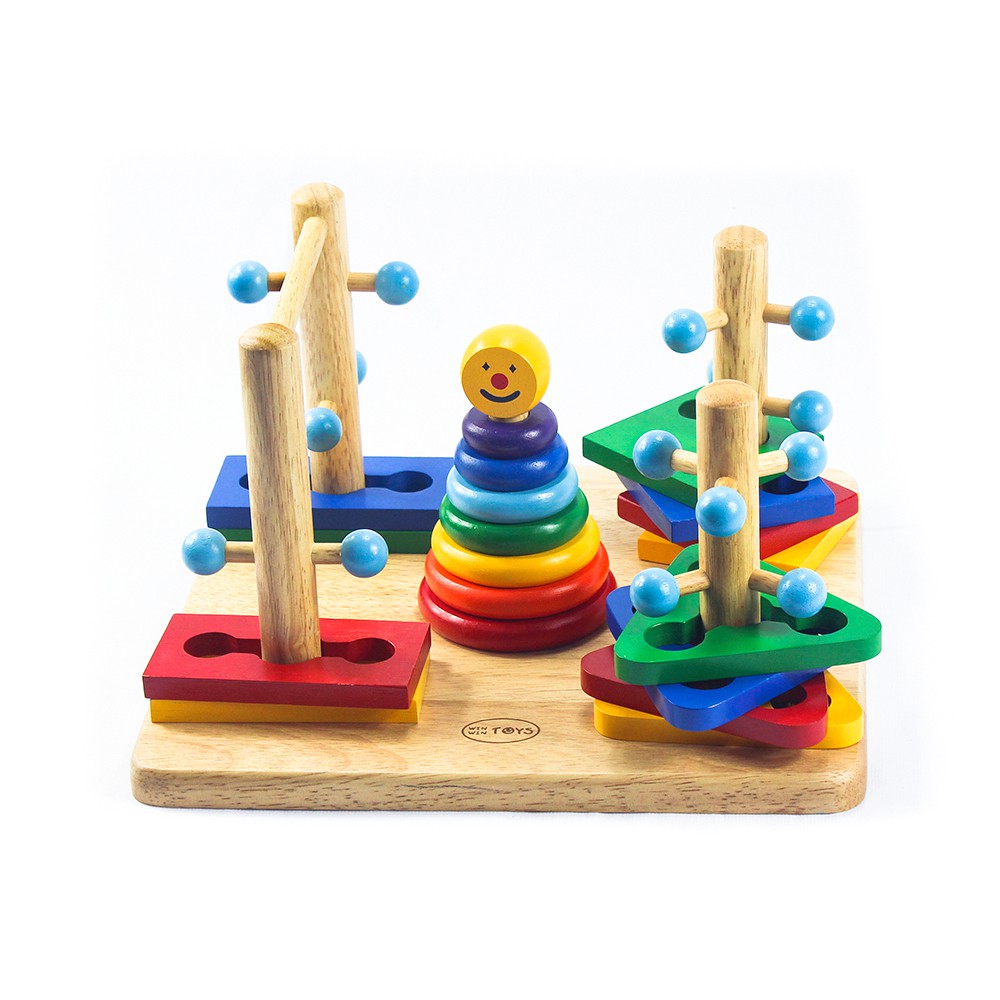 Đồ chơi gỗ Winwintoys - Đường luồn lý thú 65072