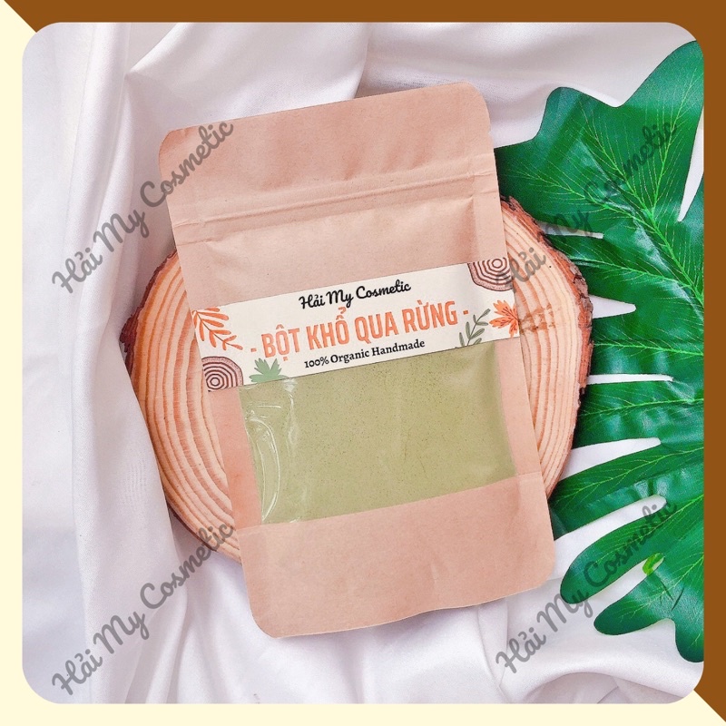 Bột Khổ Qua Rừng Nguyên Chất 100% - Bột thiên nhiên handmade - Ngừa mụn, giảm thâm, dưỡng trắng da