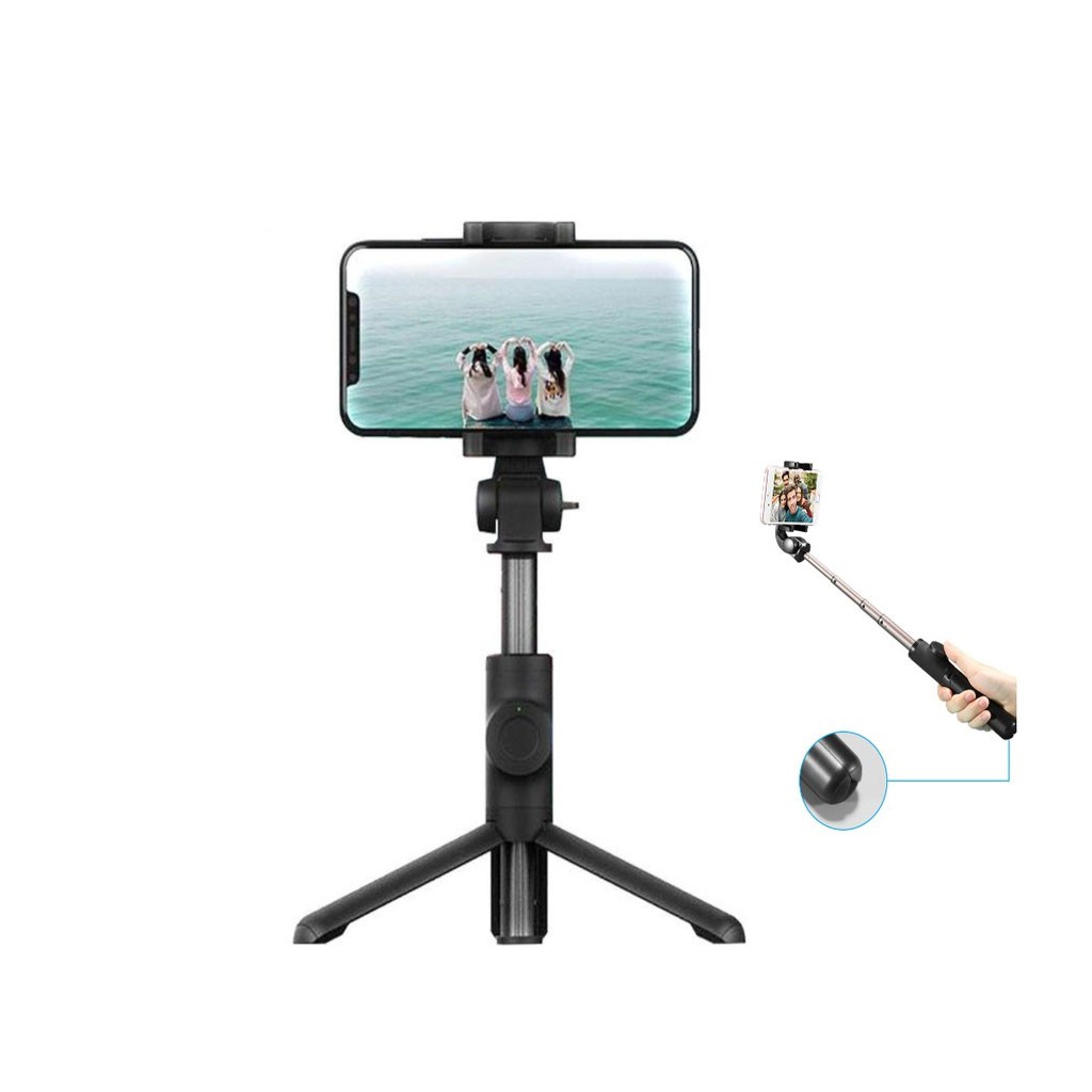 Gậy Chụp Hình Tự Sướng Có Giá Đỡ Xoay 360 Độ Bluetooth 4.2 Remote Điều Khiển Từ Xa VIVAN ST-B01 - BẢO HÀNH CHÍNH HÃNG 1