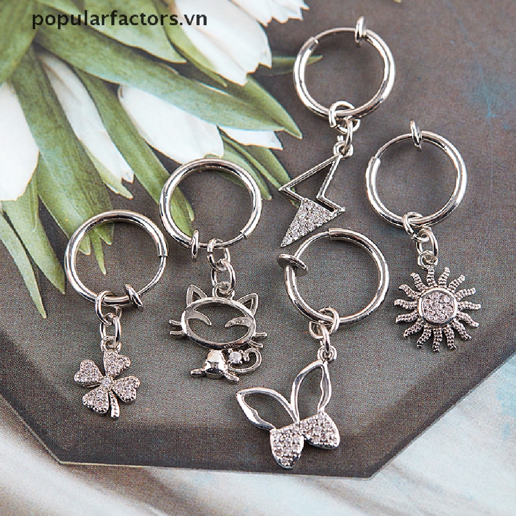 [Phổ Biến] Khuyên Rốn Dạng Kẹp Đính Đá Quyến Rũ