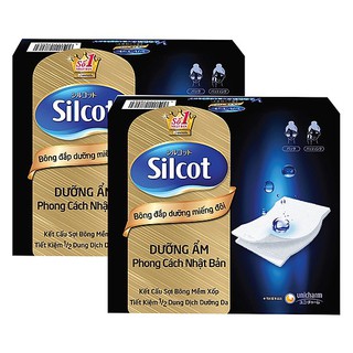 Bông Tẩy Trang Silcot Miếng Đôi Tiện Dụng 40miếng/Hộp