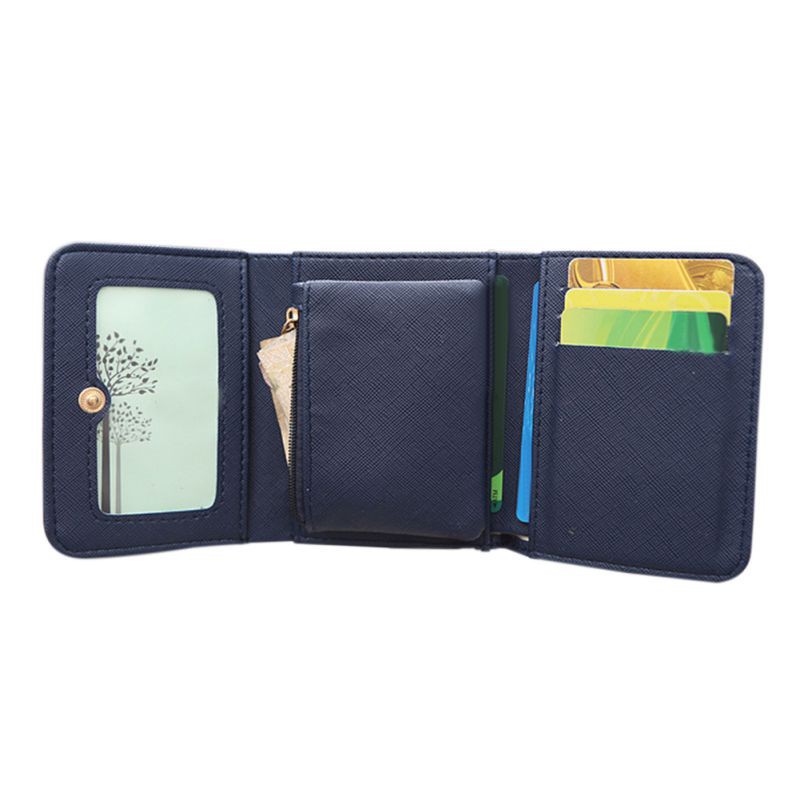 Túi Xách Nữ Ví Gấp Được Màu Trơn Cho Nữ