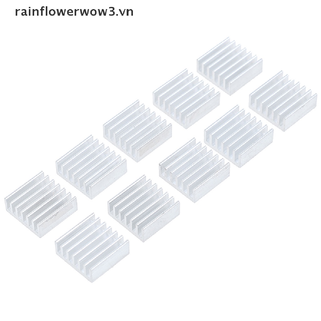 Bộ 10 Bộ Tản Nhiệt Bằng Nhôm Kích Thước 14X14X6Mm Chuyên Dụng Cho Điện Tử