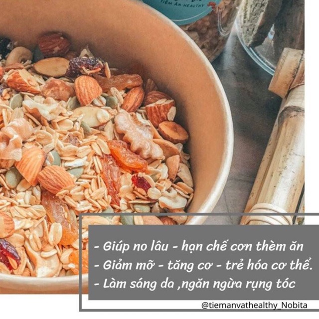 Granola ăn kiêng Cao Cấp - Hàng ĐỘC QUYỀN Nhà Nobita