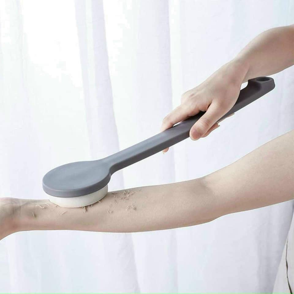 Bàn chải cọ chà lưng tẩy gét tế bào chết trên da đầu cọ cao su non
