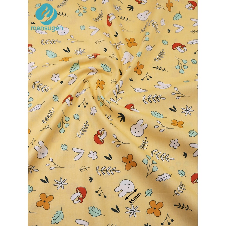 Tấm Vải 100% cotton Họa Tiết Hoạt Hình Đáng Yêu