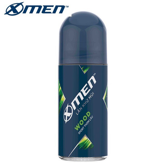 Lăn khử mùi Xmen Wood sport chai lớn 50 ml