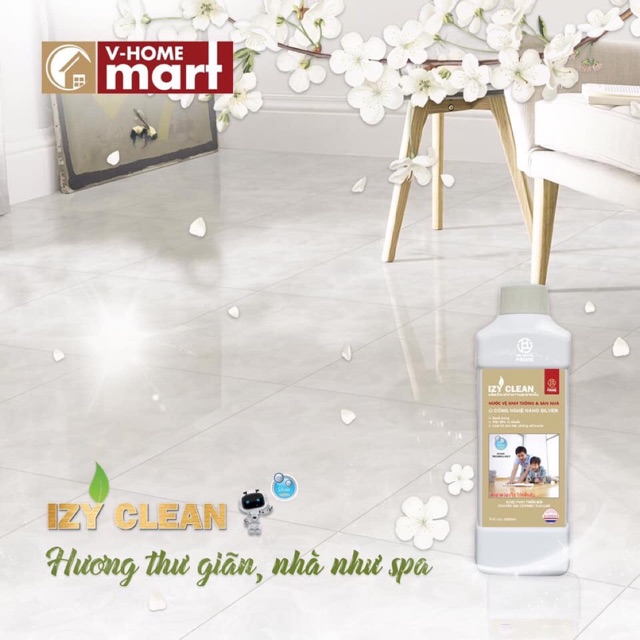 Nước tẩy xi măng siêu sạch izy clean