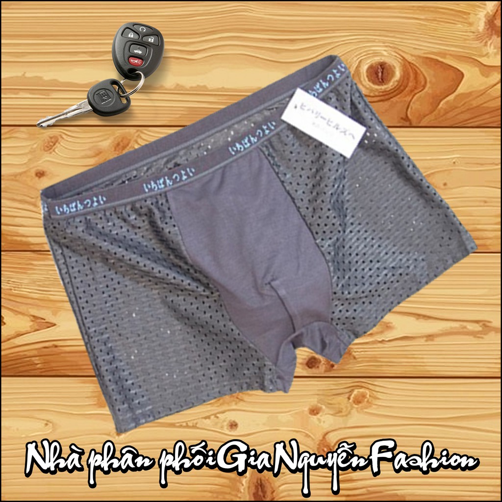 Combo 2 chiếc quần boxer Nhật Thun lạnh Thông hơi (có size lớn)