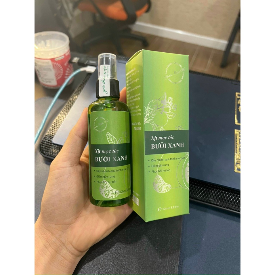 Xịt mọc tóc bưởi xanh thảo mộc 100ml mẫu 2022