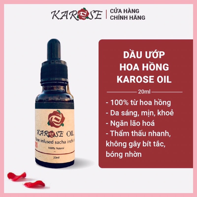 [Hàng Chính Hãng] Dầu Dưỡng Hoa Hồng Karose Oil 20ml | BigBuy360 - bigbuy360.vn