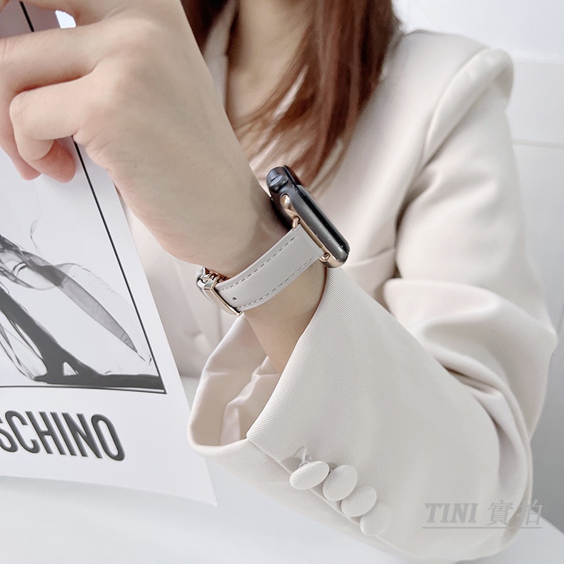 Dây đeo bằng da canvas có khóa cho đồng hồ thông minh APPLE WATCH 7th 6th Generation 5/43/2/1/SE 38 40 41 42 44mm 45mm