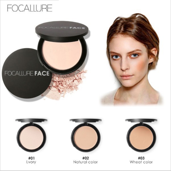 [Hàng mới về] FOCALLURE Hộp phấn phủ có thể sử dụng lúc ướt hoặc khô giúp kiểm soát dầu nhờn | BigBuy360 - bigbuy360.vn