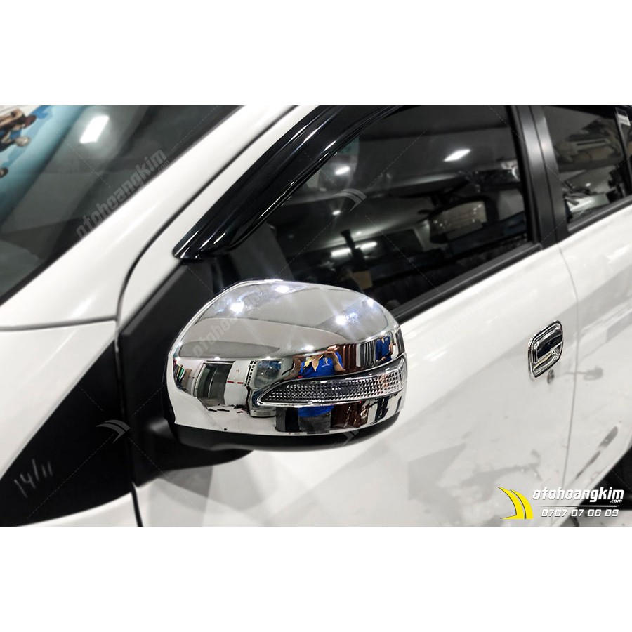 Bộ 2 Ốp Gáo Gương Mạ Crom XeToyota Wigo 2018 2019 2020 2021