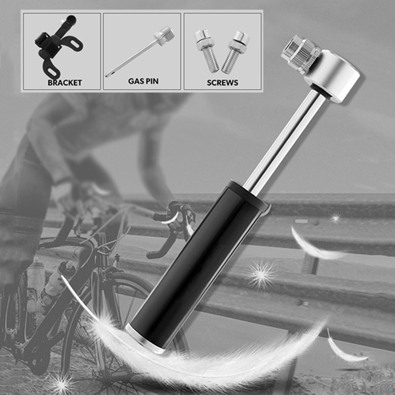 [GOJO]Bicycle Pump Mini Mountain Bike Inflator Basketball Football Practical